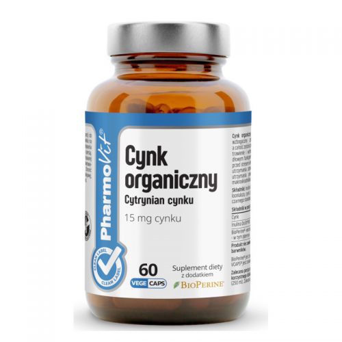 Pharmovit Cynk organiczny cytrynian cynku 60 k Pharmovit Cynk organiczny cytrynian cynku 60 k