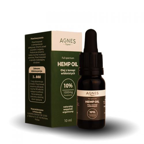 Agnes Organic Hemp Oil 10% 1000 mg 10 ml Agnes Organic Hemp Oil 10% 1000 mg 10 ml