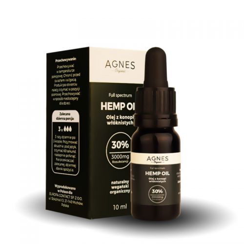 Agnes Organic Hemp Oil 30% 3000 mg 10 ml Agnes Organic Hemp Oil 30% 3000 mg 10 ml