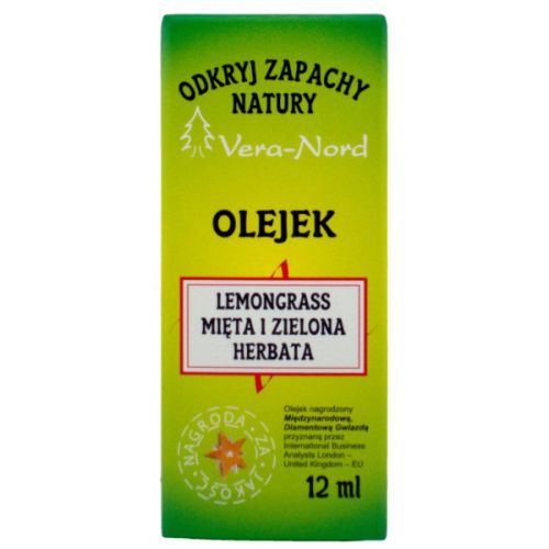 Vera Nord Lemongrass Mięta I Ziel.Her. Olejek 12Ml Vera Nord Lemongrass Mięta I Ziel.Her. Olejek 12Ml